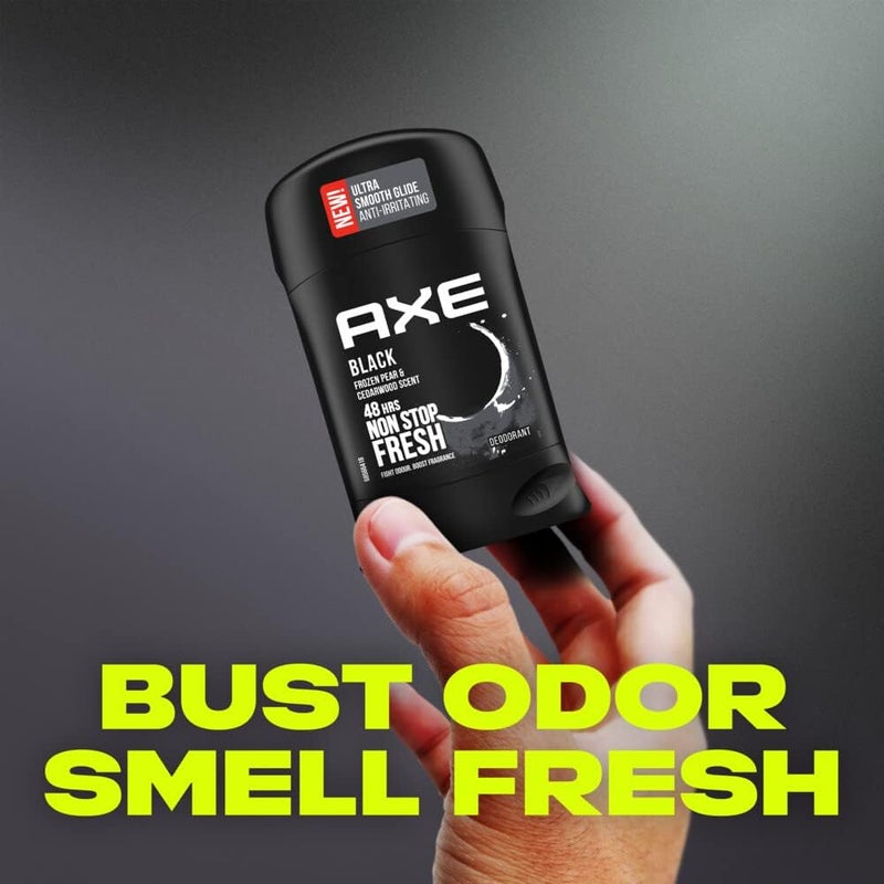 AXE Black Antiperspirant Deodorant Stick for Men, 50ml - Long Lasting Odour Protection - Image 4