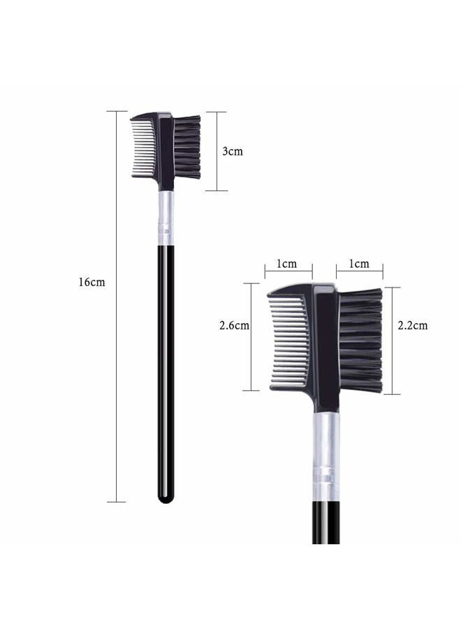 LOOKSEVEN Eyelash Comb and Eyebrow brush, Eyelash Brush Comb Set (1PCS) - Image 3