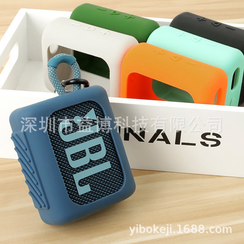 Applicable To Jbl Go 3 Bluetooth Speaker Silicone Case Go3 Bluetooth Speaker Storage Box Portable Case Silicone Case - Image 5