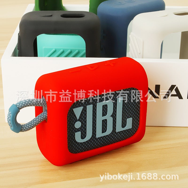 Applicable To Jbl Go 3 Bluetooth Speaker Silicone Case Go3 Bluetooth Speaker Storage Box Portable Case Silicone Case - Image 4
