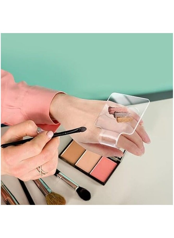 MIRFA Handheld Clear Acrylic Makeup Palette And Mixing Tray  - Image 4