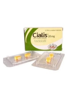Cialis 20mg Tablets 4 Count for Extended Stamina and Performance for Men