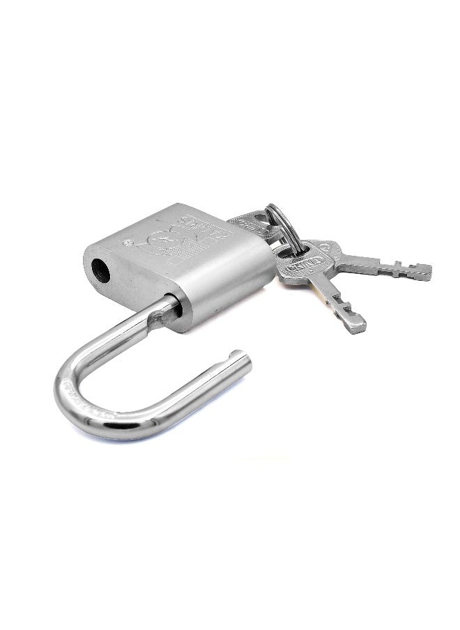 KADRIS - Heavy-Duty Security Padlock Long HA-1815, Weather-Resistant in Heavy Duty steel Lock 50 MM - Padlock  shackle with Keys for Sheds, Storage Unit, School, Gym Locker, Fence, Toolbox, Hasp Storage - Image 1