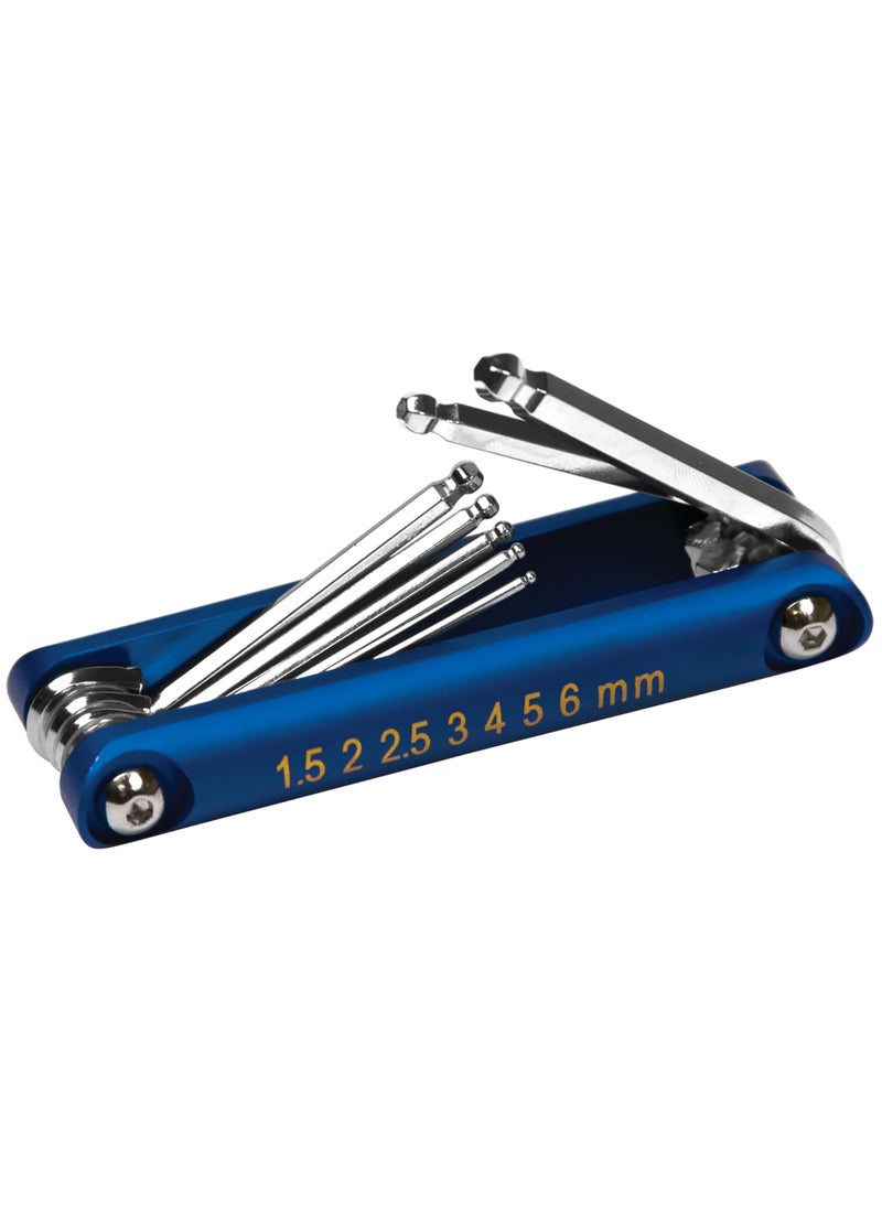 Performance Tool Performance Tool 20148 Metric Long Arm Hex Key Set - Chrome Vanadium Steel for Strength and Durability with Ball Ends and Anodized Aluminum Handles  - Image 1