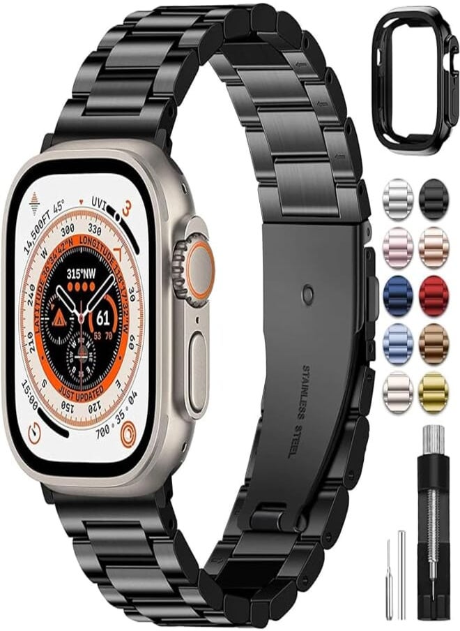 Fullmosa - Fullmosa Compatible with Apple Watch Band 38mm/40mm/41mm/42mm/44mm/45mm/49mm, Compatible for iWatch SE 2 Ultra Series 8 Series 7,Series 6,Series 5,Series 4 Series 3/2/1 - Image 1