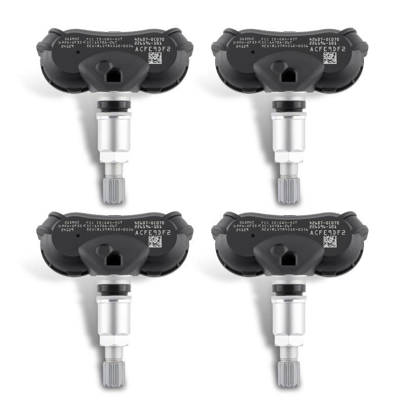 AUTOKAY 315MHz TPMS Tire Pressure Sensor Pressure Monitor System for Toyota Sequoia Tundra 20082017 for Toyota Sienna 20072020 Replace 426070C070 426070C050 42607080104Pack