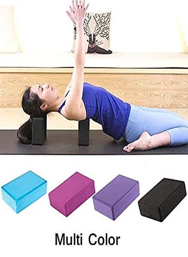 FITEXTREME Fitex Multicolor Yoga Block | Yoga Brick (Set Of 2, Extra Large Size), High Density Premium Eva Foam Material, Odour Resistant, Soft Surface For Balance, Support & Performance, Multicolor - Image 4