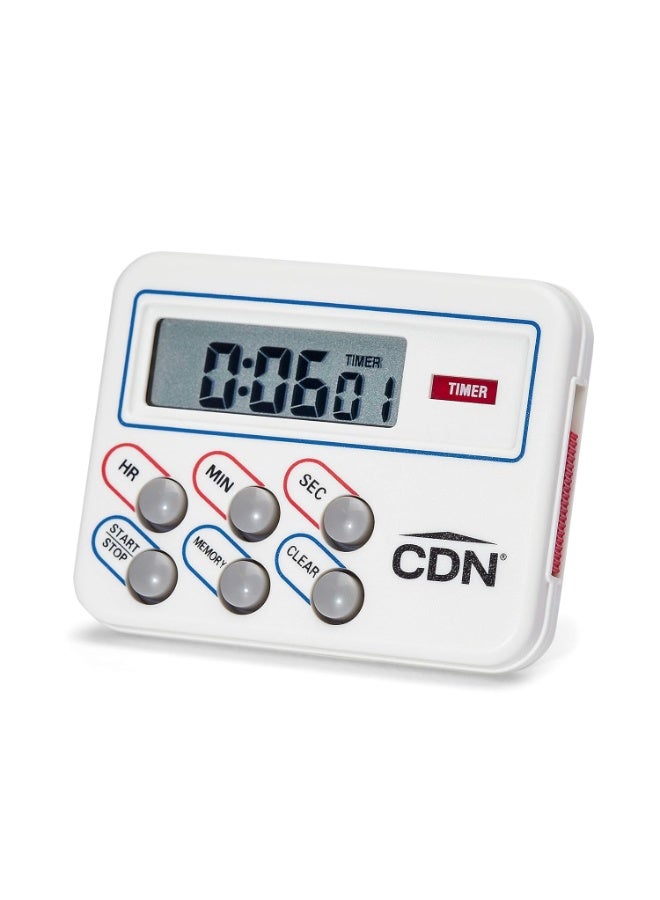 CDN CDN Multi-Task Timer & Clock | Counts Up & Down, 24 Hours by Hours, Minutes & Seconds, Memory, Clock, Stopwatch, Stand, Hang, Magnet Mounting - TM8  - Image 1