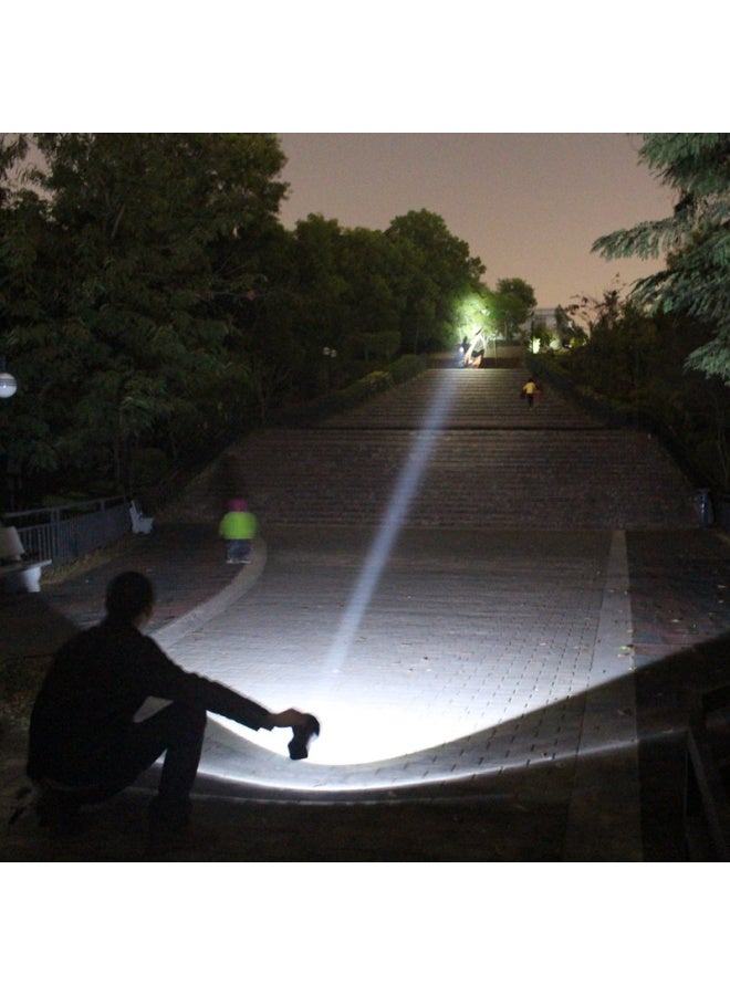 Duration power Dp Jiu Liang Led High-intensity Flashlight, Long-range Rechargeable, Household Waterproof Handheld Emergency Light Patrol Searchlight - Image 5