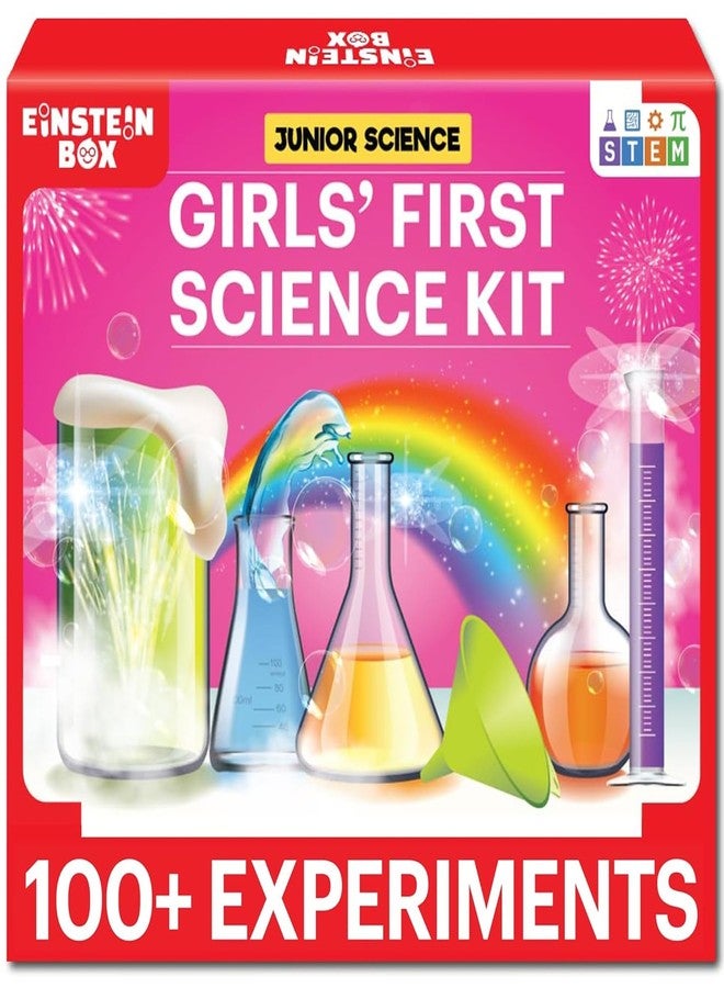 Einstein Box Girls First Science Experiment Kit for Kids Ages 4-5-6-7-8| Birthday & Rakhi Gift Ideas for 4-8 Year Old Girls| STEM Learning & Educational Toys - Image 1