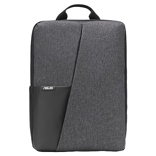 ASUS AP4600 Laptop Backpack, Quick-Access Pockets, Water-Repellent, Durable, Stylish & Lightweight Design, Suitable for up to 16-inch Laptop, 450 g (Grey) - Image 1
