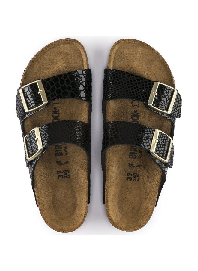 بيركنستوك اريزونا بيركو فلور ثعبان أسود - Image 3