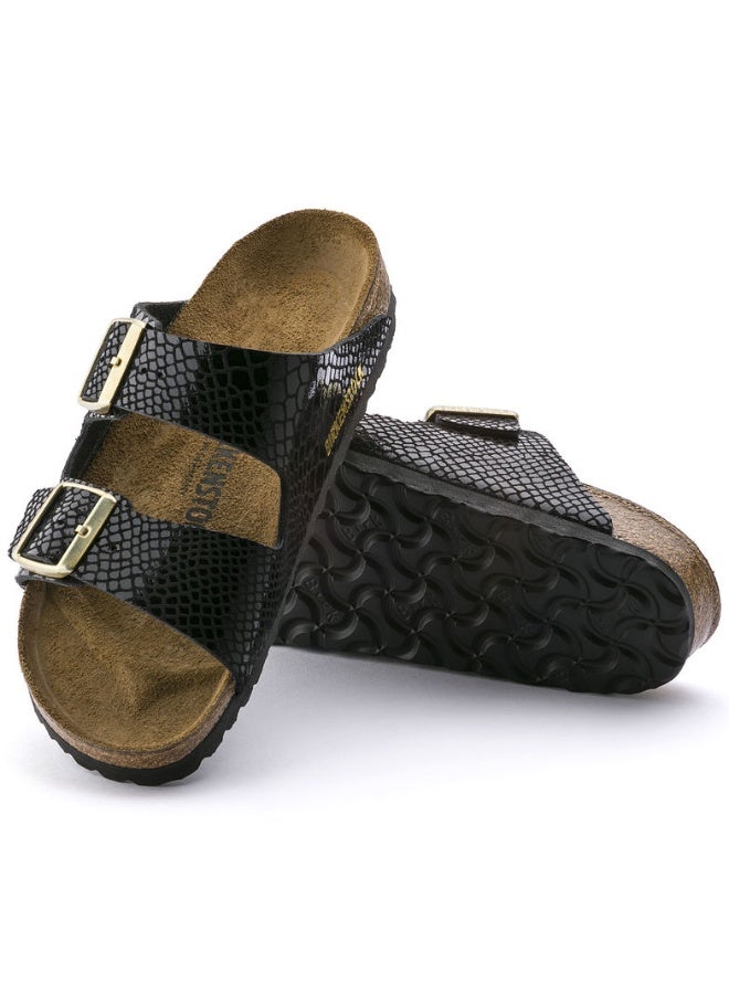 بيركنستوك اريزونا بيركو فلور ثعبان أسود - Image 2