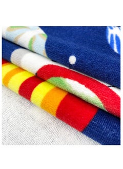Excefore Toddler Beach Towel Kids Hooded Colorful Beach Towel 100% Cotton Beach Towels for Boy Girl Shower Beach Pool Child Cover ups 50"x30" Large Towel Wrap Universe Pattern  - Image 5