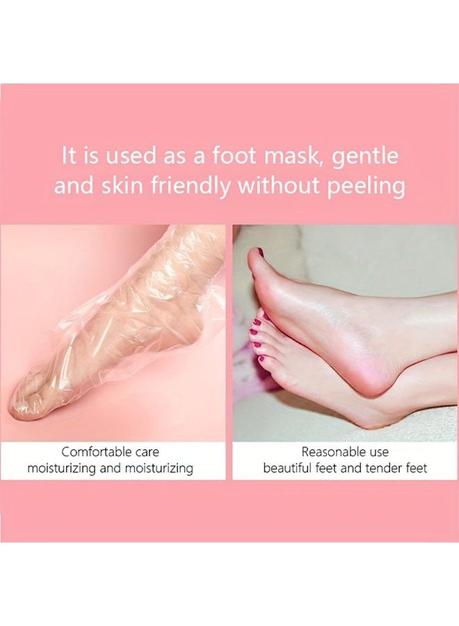 100 Piece Disposable Foot Covers, Anti-Dry Cracked Foot Mask Foot Covers, Feet Protectors Covers,Hot Wax Therapy Booties Bags Covers - Image 5