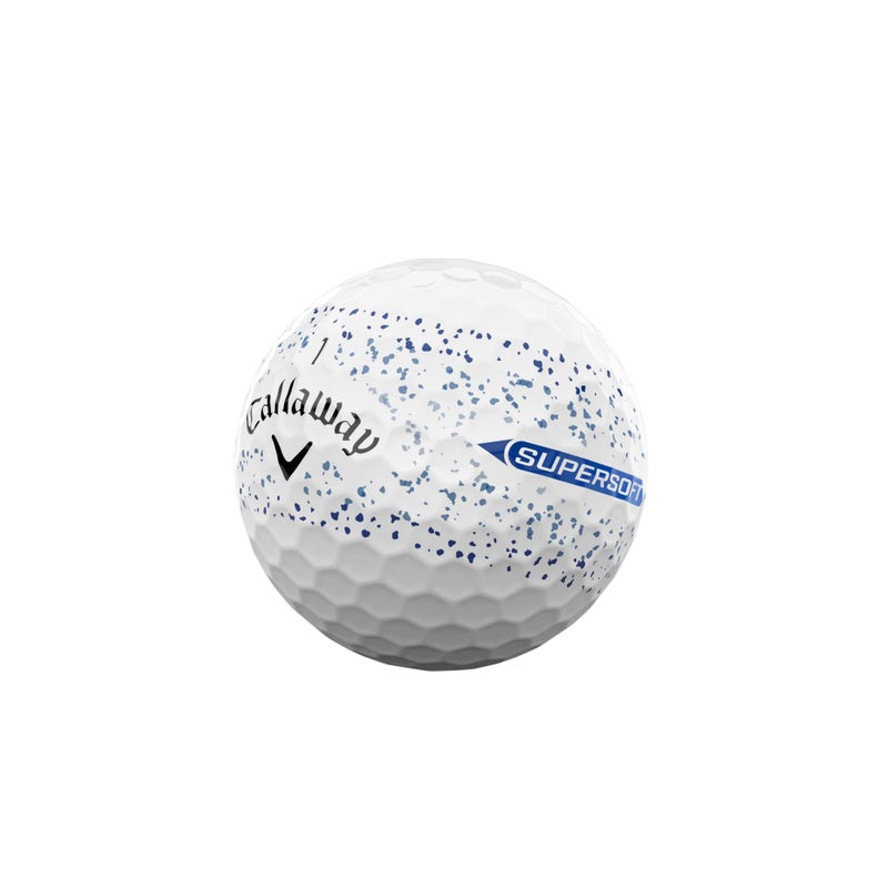 Callaway Golf Supersoft Golf Balls (2025, Blue Splatter) - Image 3