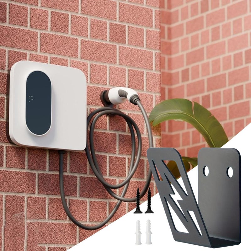 Electric Vehicle Charging Cable Holder Bracket Iron Screw Mount Organizer For Camping Commuting Travel Van SUV RV Accessories - Image 4