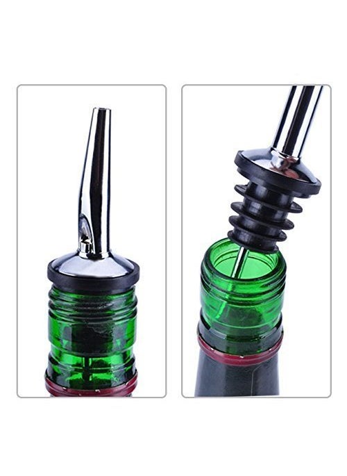 Dynore Dynore Stainless Steel Double Sided 3060 peg Measure with 2 Wine Pourer  - Image 5