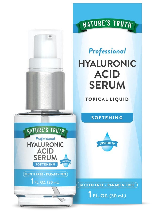 Nature's Truth Hyaluronic Acid Serum for Skin | 1 fl oz | Topical Liquid - Image 1