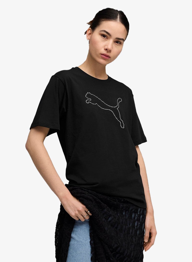 PUMA Bedazzled Relaxed T-Shirt - Image 1
