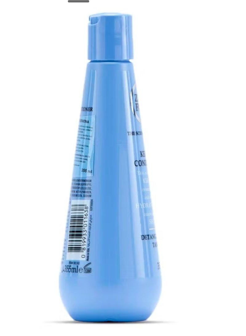 Zero Frizz The Science of Smooth Keratin Conditioner 355ml - Image 3