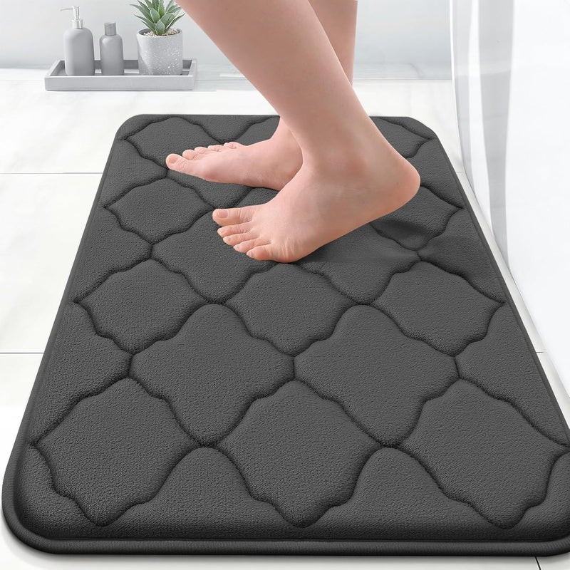 OLANLY Memory Foam Bath Mat Rug - Ultra Soft, Non-Slip, Machine Washable - Image 2