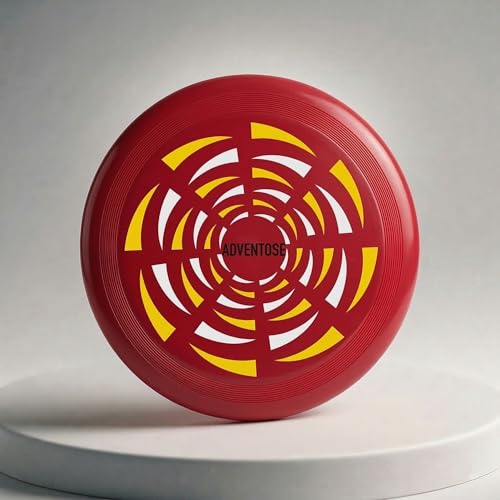 ADVENTOSE™ Velocity-90 Aerodynamic Flying Disc – Precision-Balanced 21cm Sport Disc for Kids & Adults – Impact-Resistant High-Flex Polymer – Professional Flight Stability (Stealth-Red) - Image 1