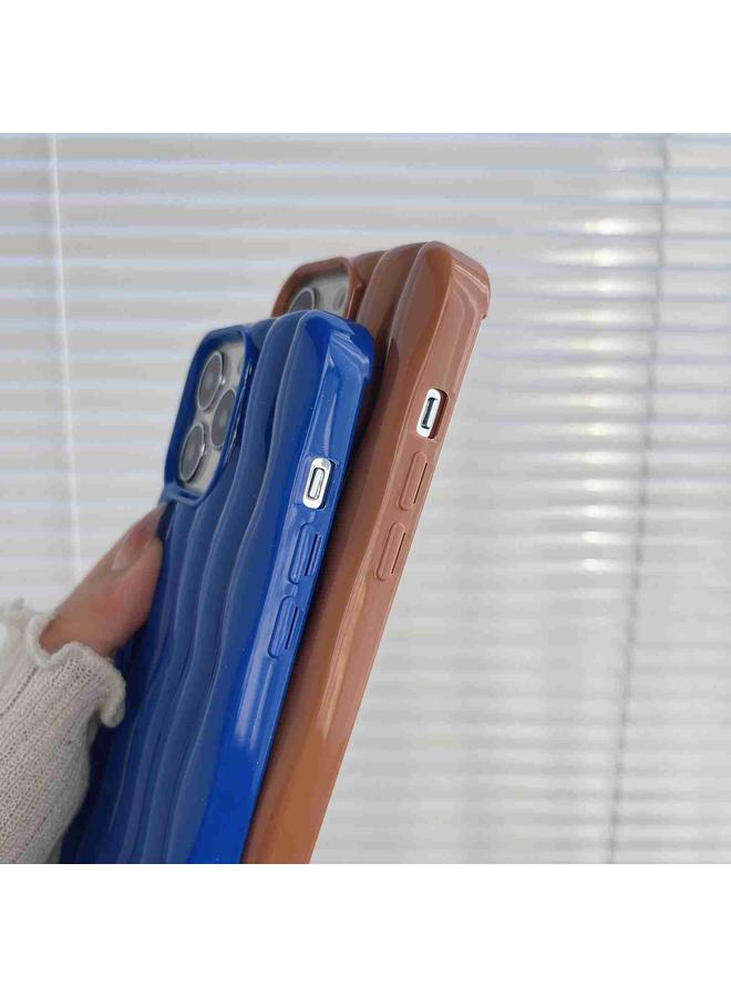 S-TOP Case For iPhone 14 Pro Max Varnishing 3D Water Wave Texture Phone Case - Image 4