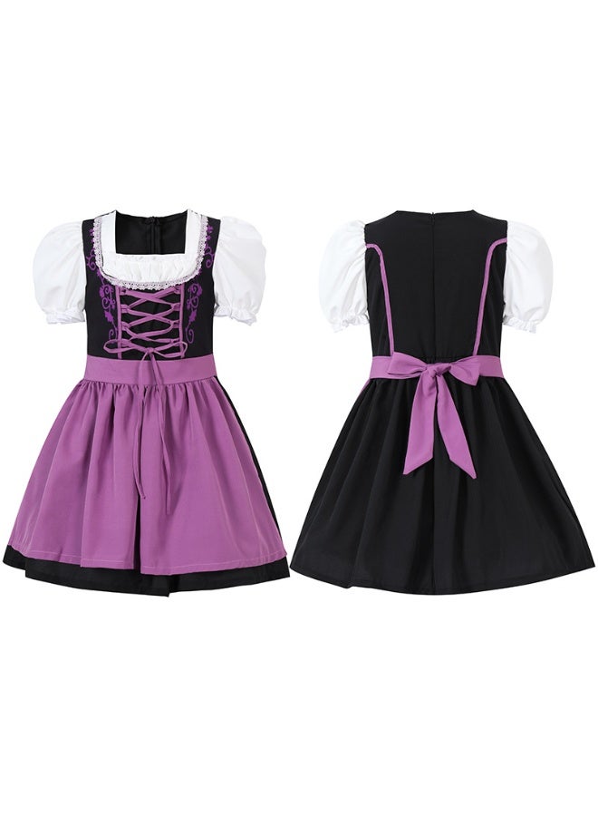 NIBEMINENT Maid dress, children's dress, German Oktoberfest, farm garden, Munich dress - Image 1