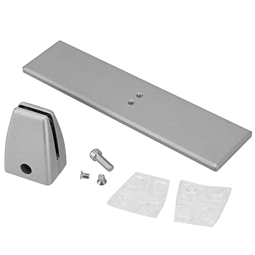 FUNSUEI 6 PCS Sneeze Guard Clamp Bracket, Desk Panel Clamp, Sneeze Guard Support Clamp with Screws, Desk Partition Clamp for Plexiglass or Acrylic Privacy Panel Partition - Image 4