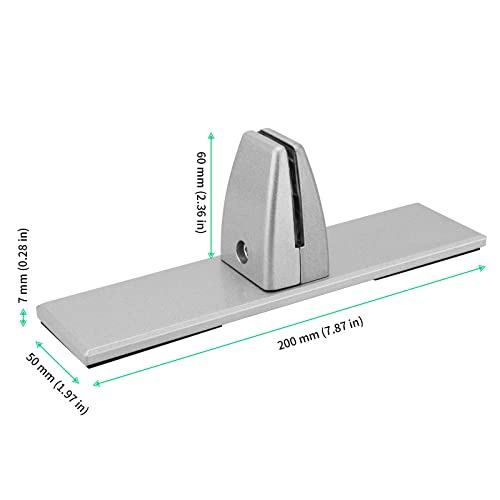 FUNSUEI 6 PCS Sneeze Guard Clamp Bracket, Desk Panel Clamp, Sneeze Guard Support Clamp with Screws, Desk Partition Clamp for Plexiglass or Acrylic Privacy Panel Partition - Image 2