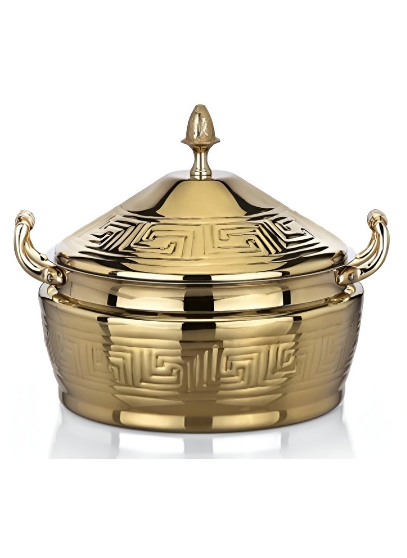 Homemaker Hannah Hotpot 7500ML Gold – Luxury Large Hot Pot for Cooking & Serving | Premium Gold Finish for Special Occasions 