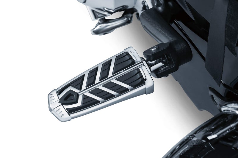 Kuryakyn 5657 Motorcycle Foot Control Component: Spear Footpegs Without Adapters, Satin Black, 1 Pair - Image 3
