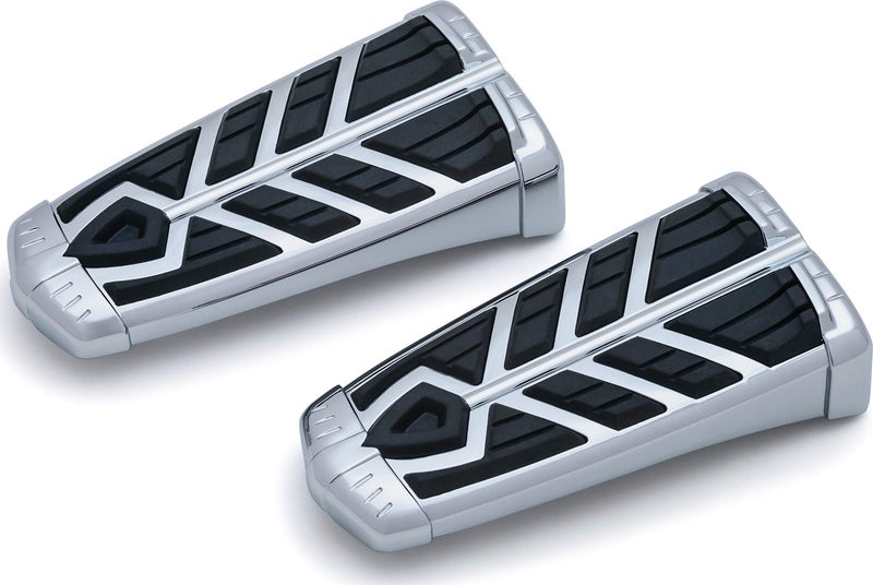 Kuryakyn 5657 Motorcycle Foot Control Component: Spear Footpegs Without Adapters, Satin Black, 1 Pair - Image 2