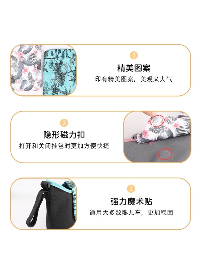 Multi functional large capacity portable bottle, cup, miscellaneous storage bag for baby stroller hanging bag, baby stroller storage hanging bag - Image 3