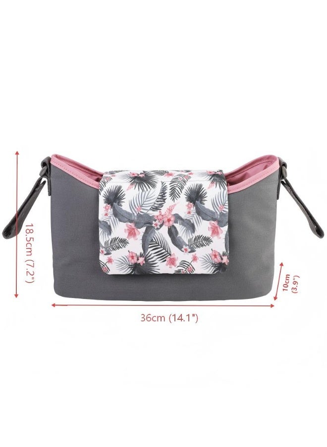 Multi functional large capacity portable bottle, cup, miscellaneous storage bag for baby stroller hanging bag, baby stroller storage hanging bag - Image 5