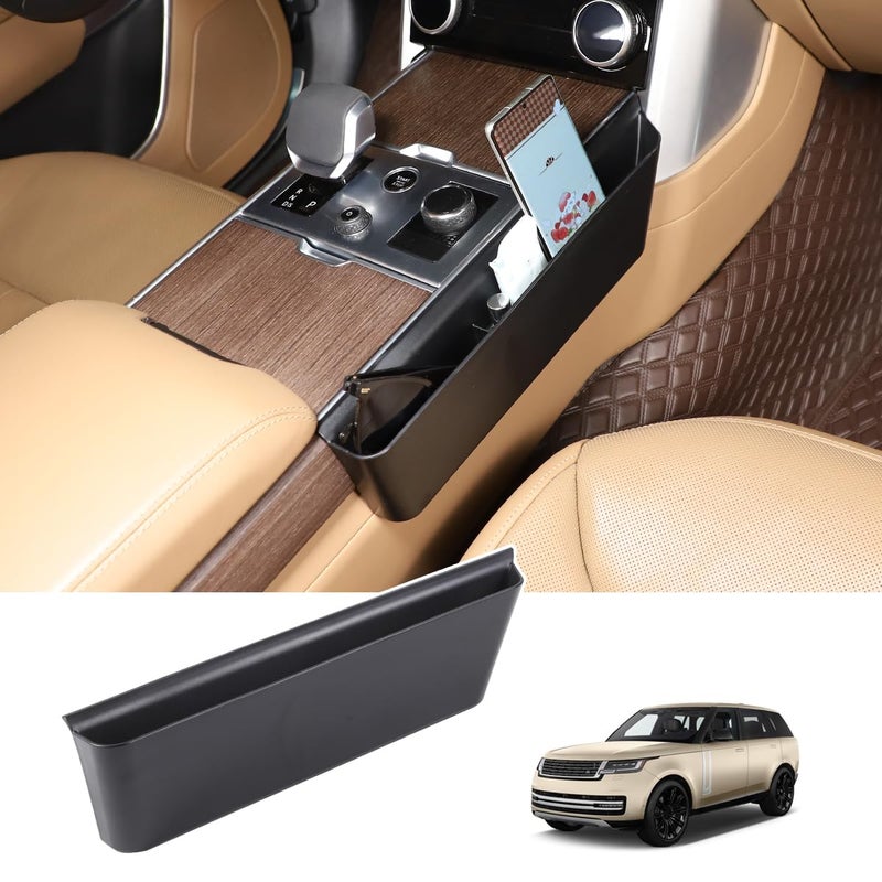JONKOKO Car Shifter Storage Box Gear Shift Console Side Tray Organizer Compatible with Land Rover Range Rover Vogue L460 20232024 Interior Storage Accessories Right