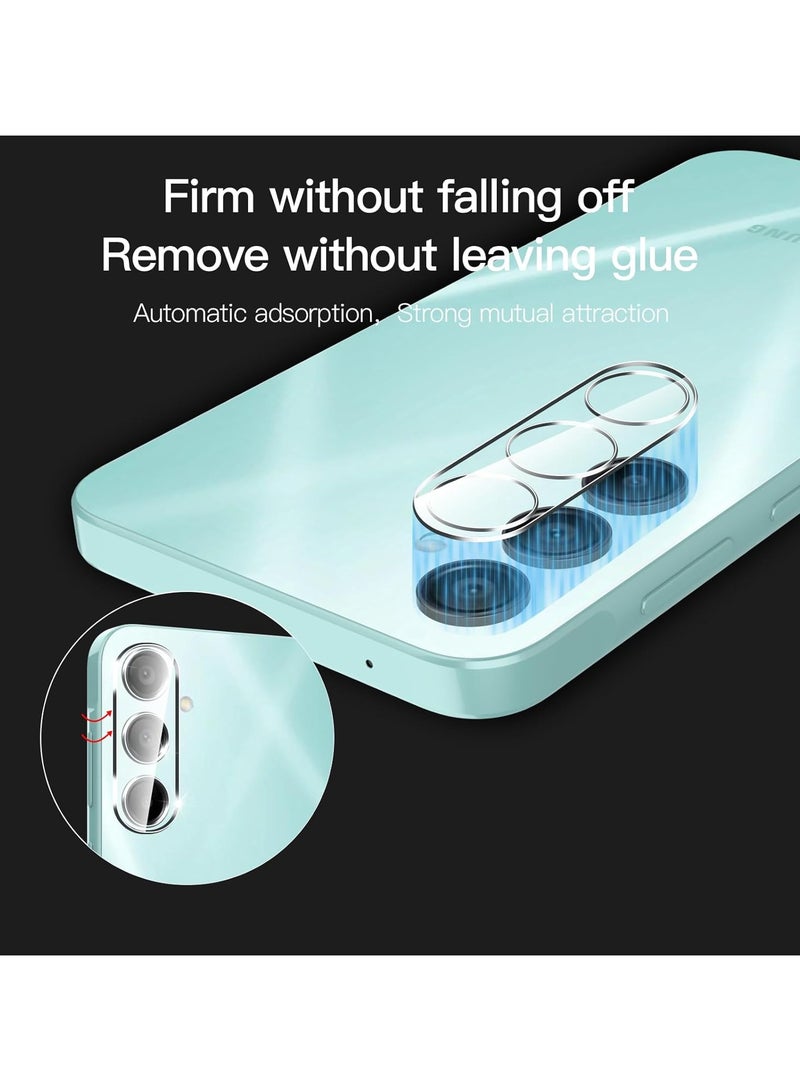 2in1 Screen Protector  for Samsung Galaxy A16 with Camera Lens Protector,Full Coverage 9H Tempered Glass Film,HD Clear Scratch Resistant,Bubble-Free - view 3