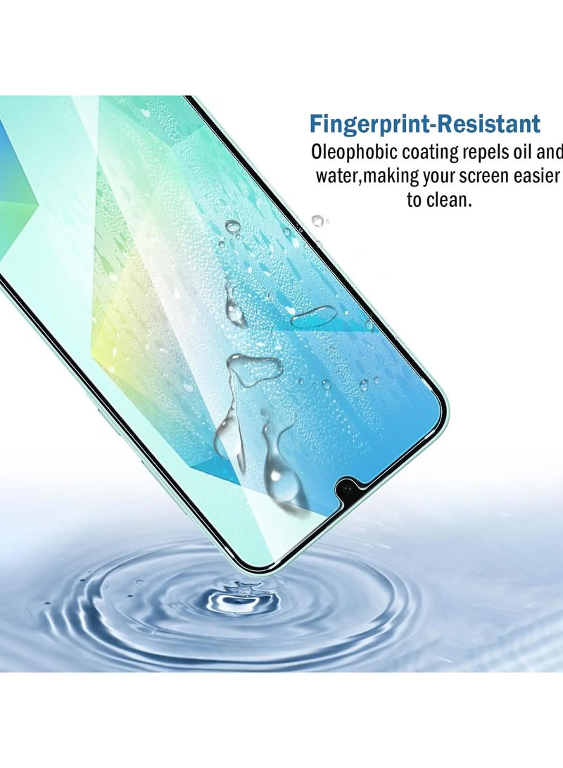 2in1 Screen Protector  for Samsung Galaxy A16 with Camera Lens Protector,Full Coverage 9H Tempered Glass Film,HD Clear Scratch Resistant,Bubble-Free - view 5