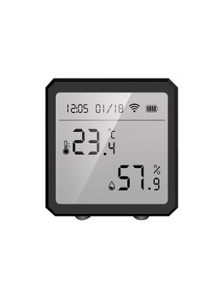 Tuya Smart WiFi Temperature Humidity Sensor Indoor Hygrometer Thermometer APP Remote Control with LCD Screen T&H Sensor ℃/℉ Switchable Compatible with Alexa Google Home - pzsku/ZAA6176411A92A1196EF4Z/45/_/1686189715/5b282eba-c35c-463b-949f-dbe63caa13e3