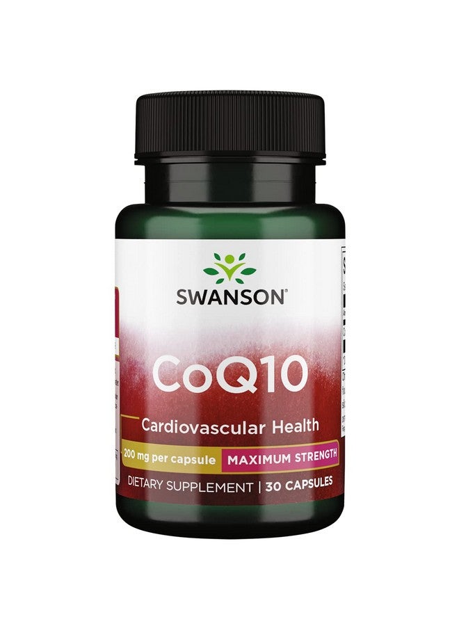 SWANSON Coq10 200 200 Milligrams 30 Capsules - Image 1