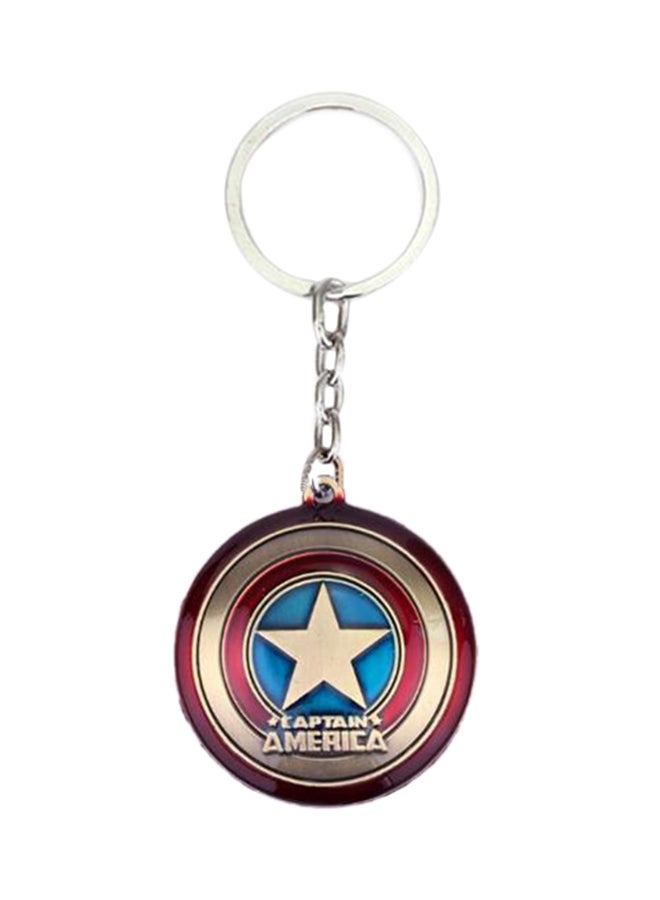 NIBEMINENT Captain America Shield Keychain - Image 1