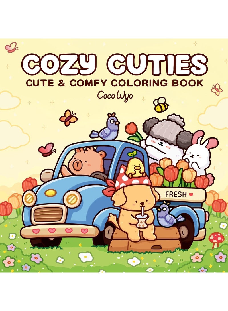 general Spooky Cutie: Coloring Book for Adults and Teens Featuring Adorable Creepy Creatures in Cozy Hygge Moments for Relaxation