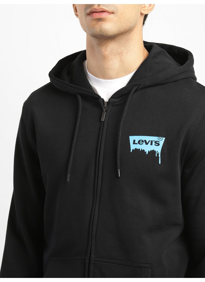 Levi's سويت شيرت رجالي بغطاء رأس باللون الأسود  - Image 5