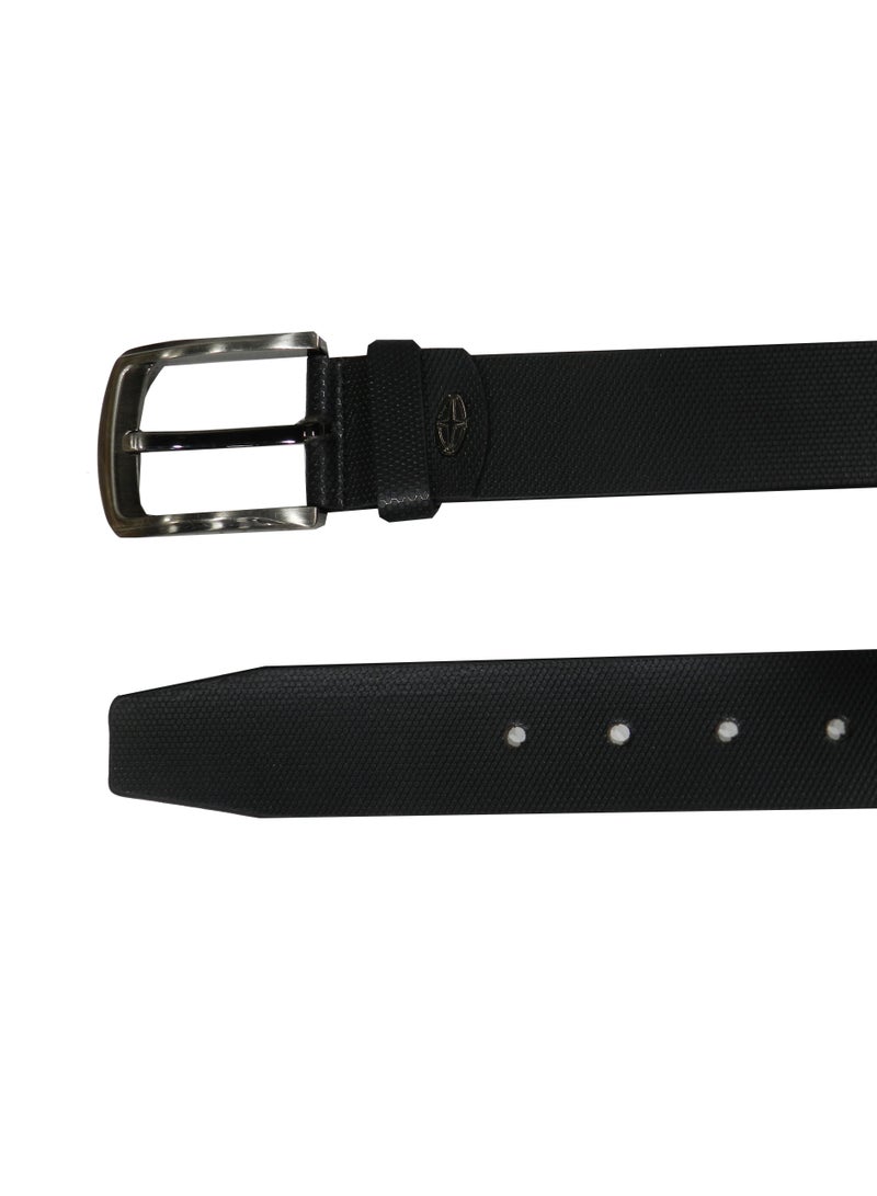 LAVERI LEATHER GENUINE LEATHER 40 MM FORMAL AND CASUAL BLACK BELT FOR MENS - Image 5