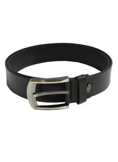 LAVERI LEATHER GENUINE LEATHER 40 MM FORMAL AND CASUAL BLACK BELT FOR MENS  - Image 3
