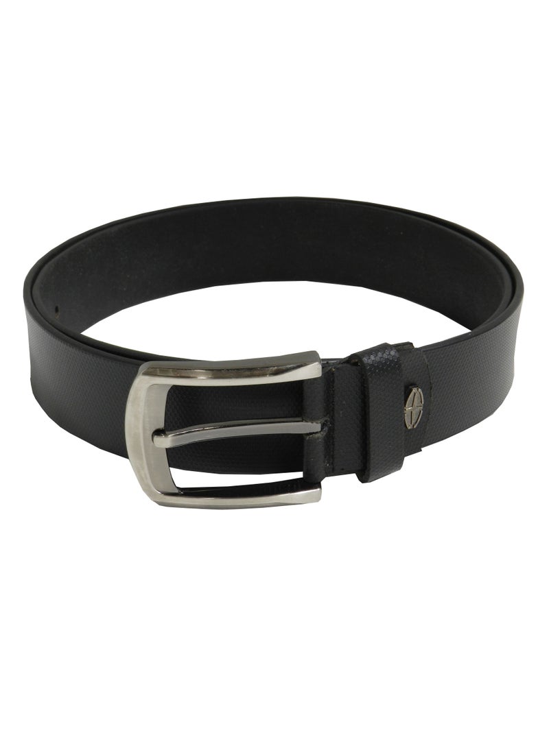 LAVERI LEATHER GENUINE LEATHER 40 MM FORMAL AND CASUAL BLACK BELT FOR MENS - Image 3
