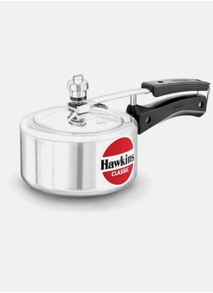 Hawkins Aluminium Inner Lid Mirror Stain Pressure Cooker With Lid, Dishwasher Safe & Induction Friendly, Silver 1.5 liter  - Image 1