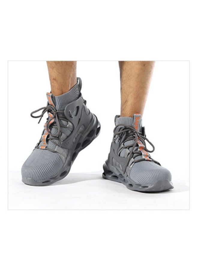 NIBEMINENT Male Work Boots Indestructible Safety Shoes Men Steel Toe Shoes Puncture-Proof Work Sneakers Male Shoes Adult Work Shoes - Image 1