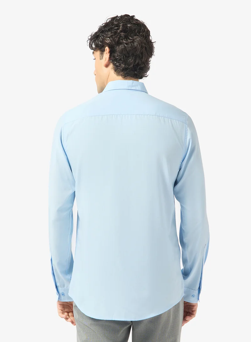 روبرت وود قميص كلاسيكي بقصة عادية